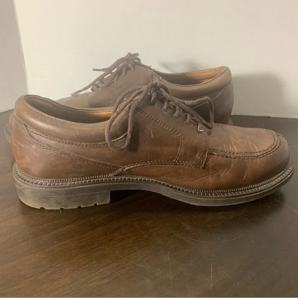 Frye Taylor Mens Brown Leather Lace Up Oxford Shoes